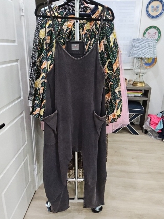 Forever 21 Pants - Charcoal Washed Sleeveless Jumpsuit with Pockets|| Size M